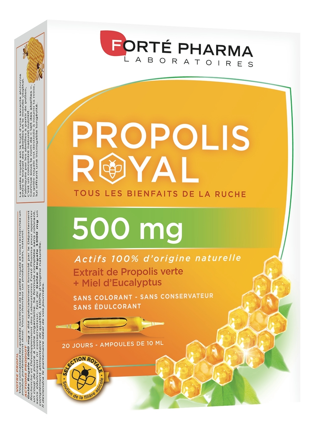 Propolis 500 mg 20 ampoules x10ml