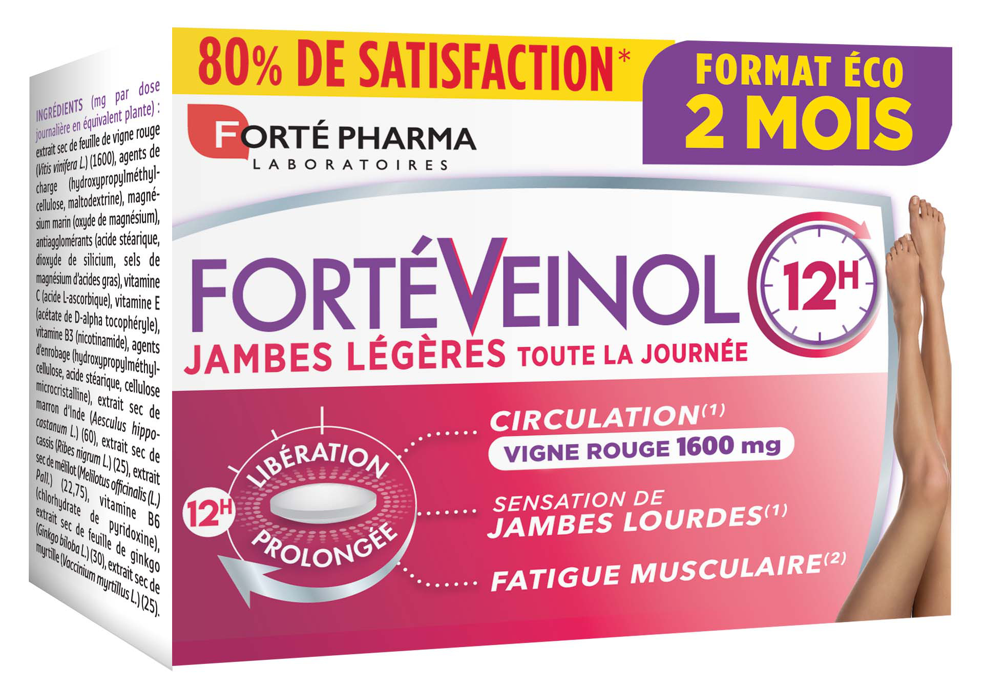 Forteveinol 12h 60 Comprimés