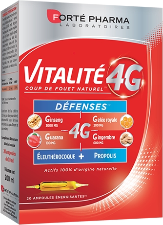Vitalite 4g defenses 20 ampoules