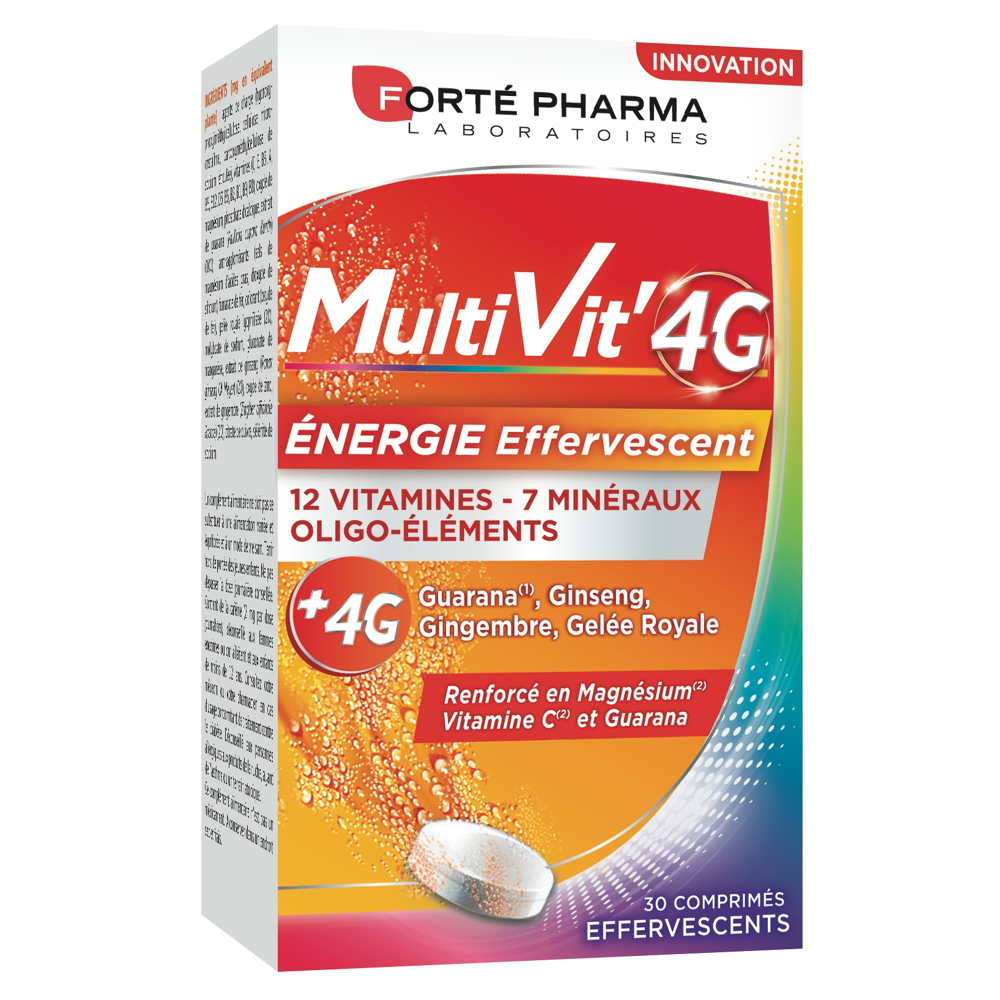 Multivit'4g Energie Effervescent
