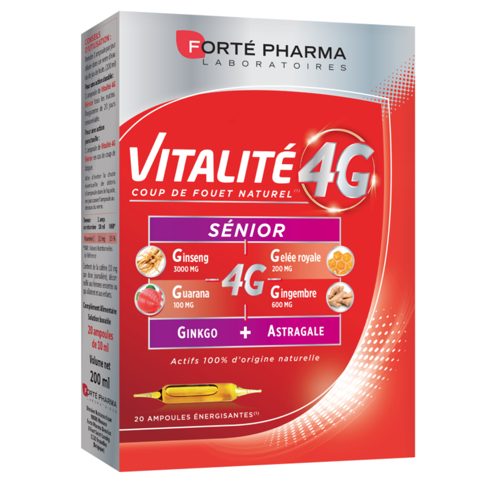 Vitalité 4g senior 20 ampoules