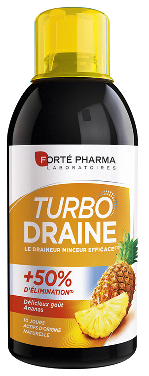 Turbo draineur 500ml - Goût: ananas