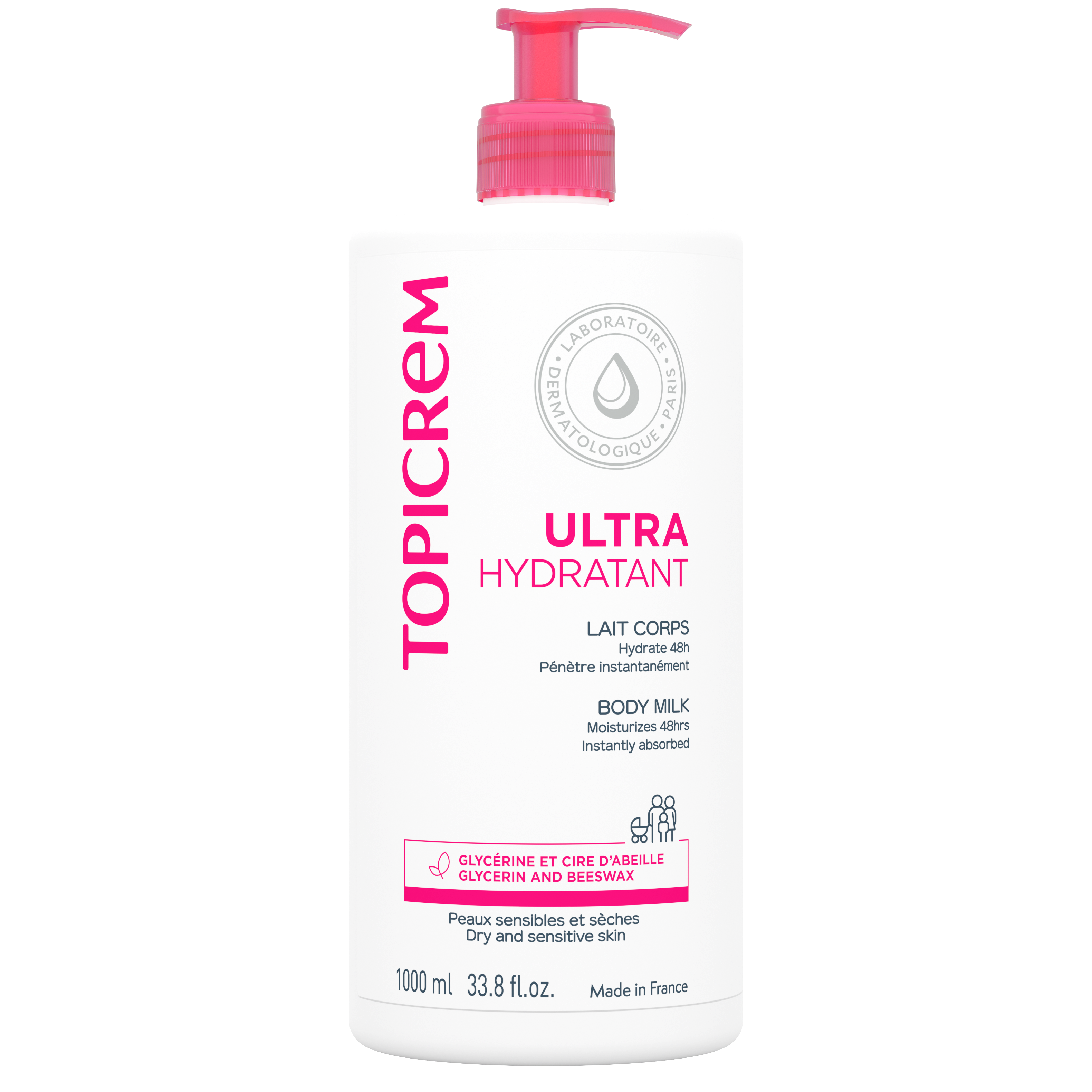 Topicrem ultra-hydratant lait corps 1000ml