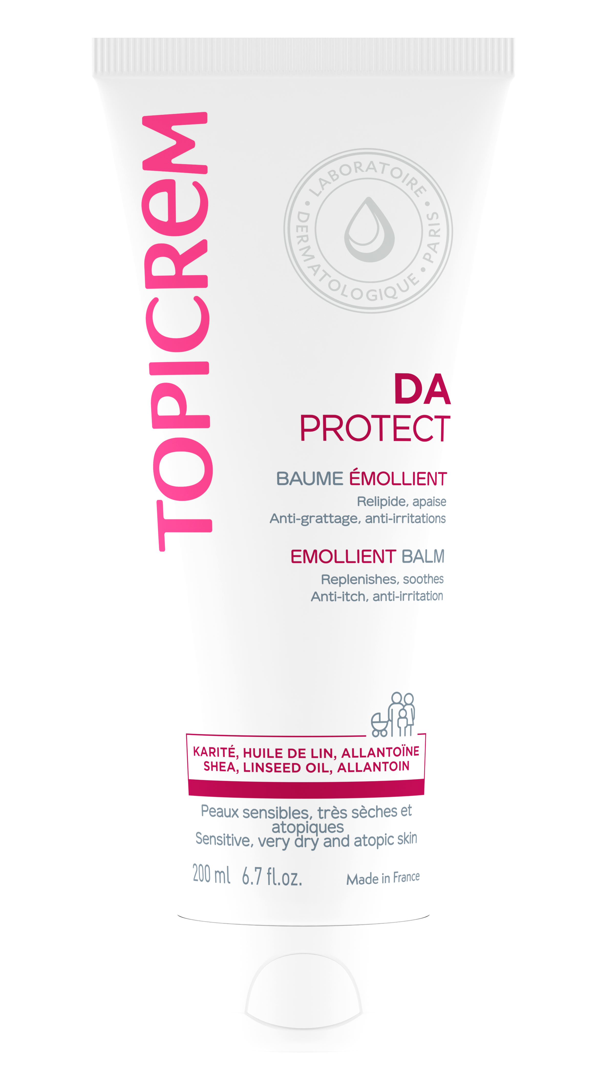 DA peaux atopiques baume émollient 200ml