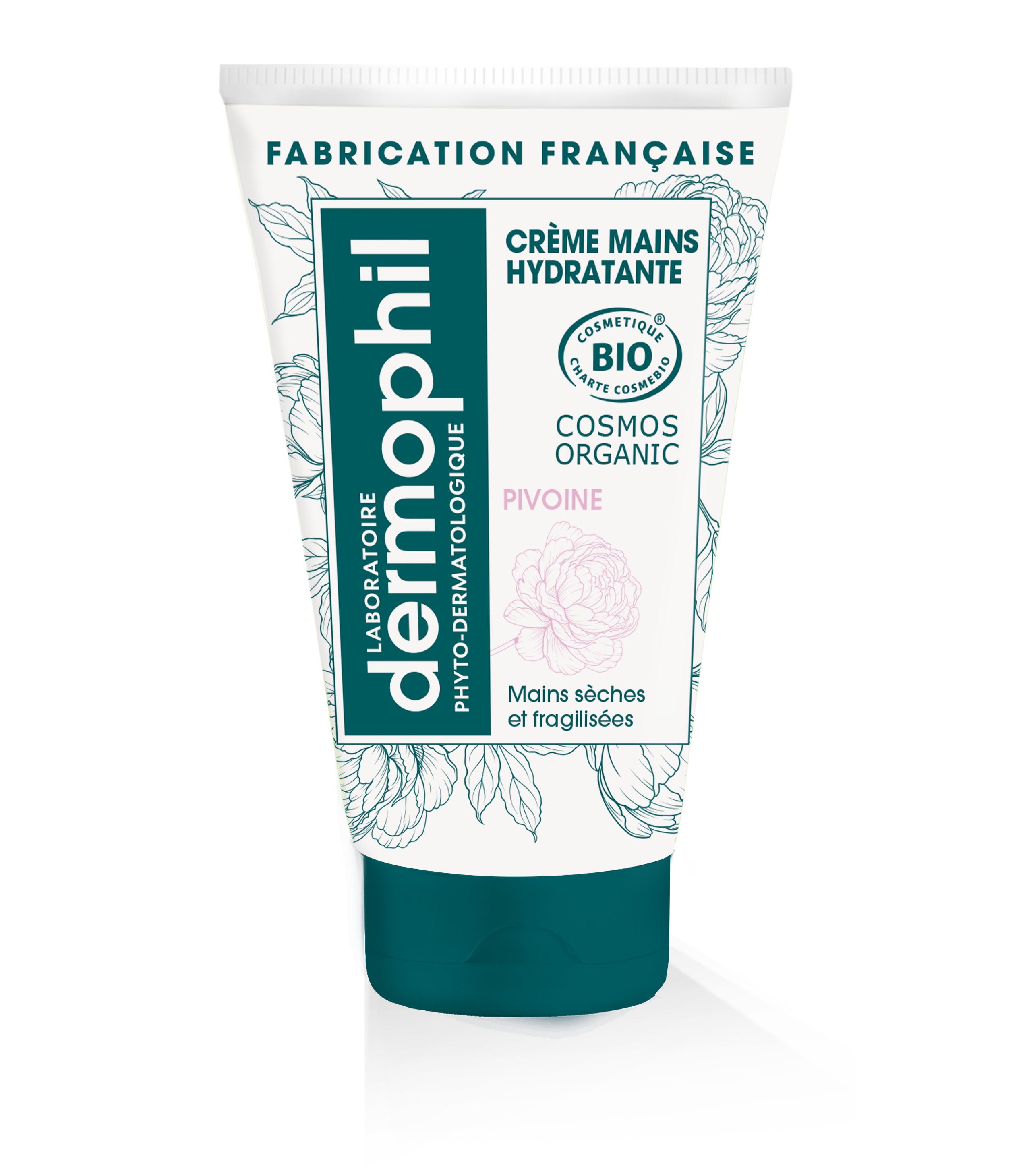 Crème Mains Pivoine, Bio 50ml