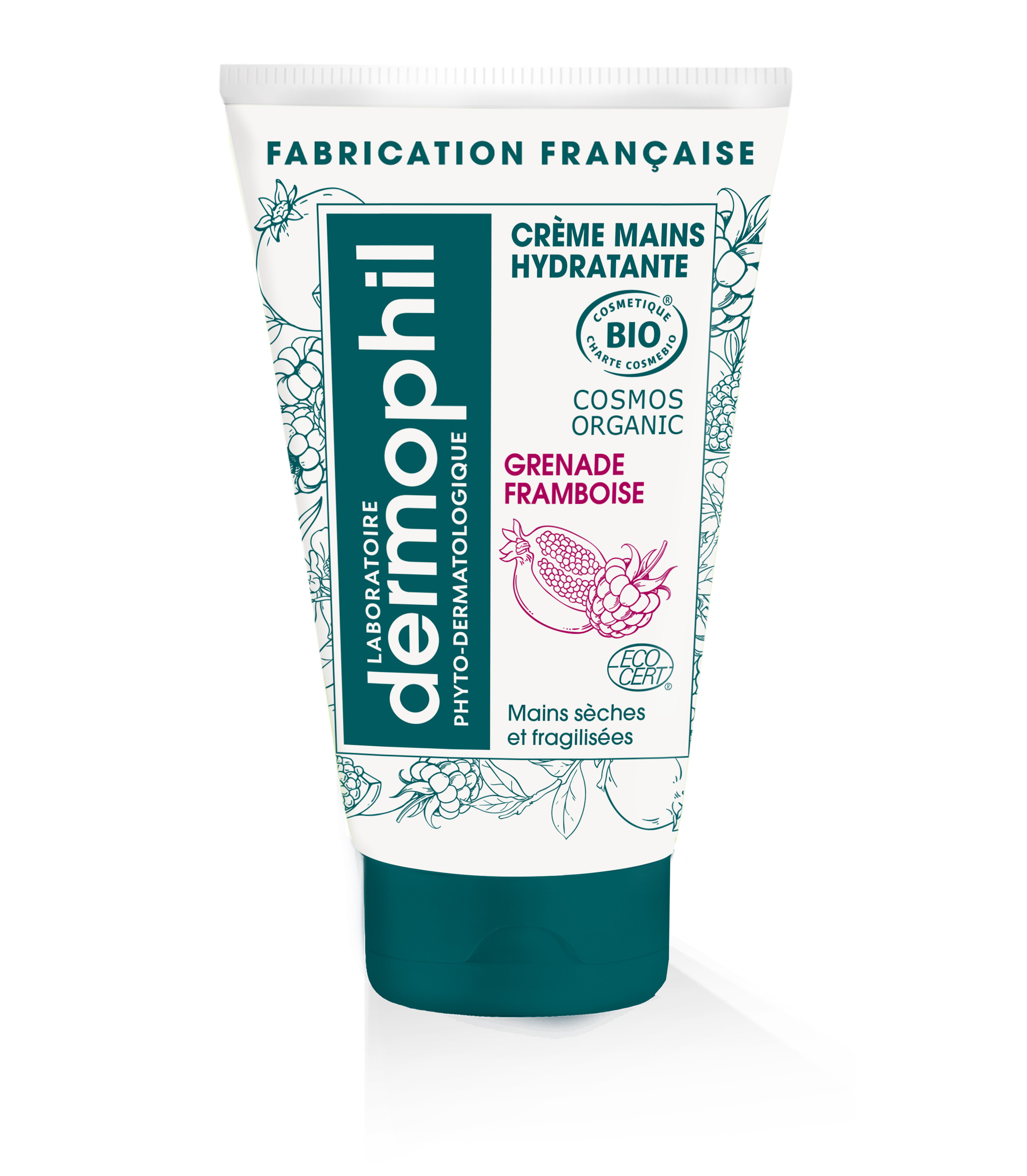 Crème Mains Grenade Framboise, Bio 50ml