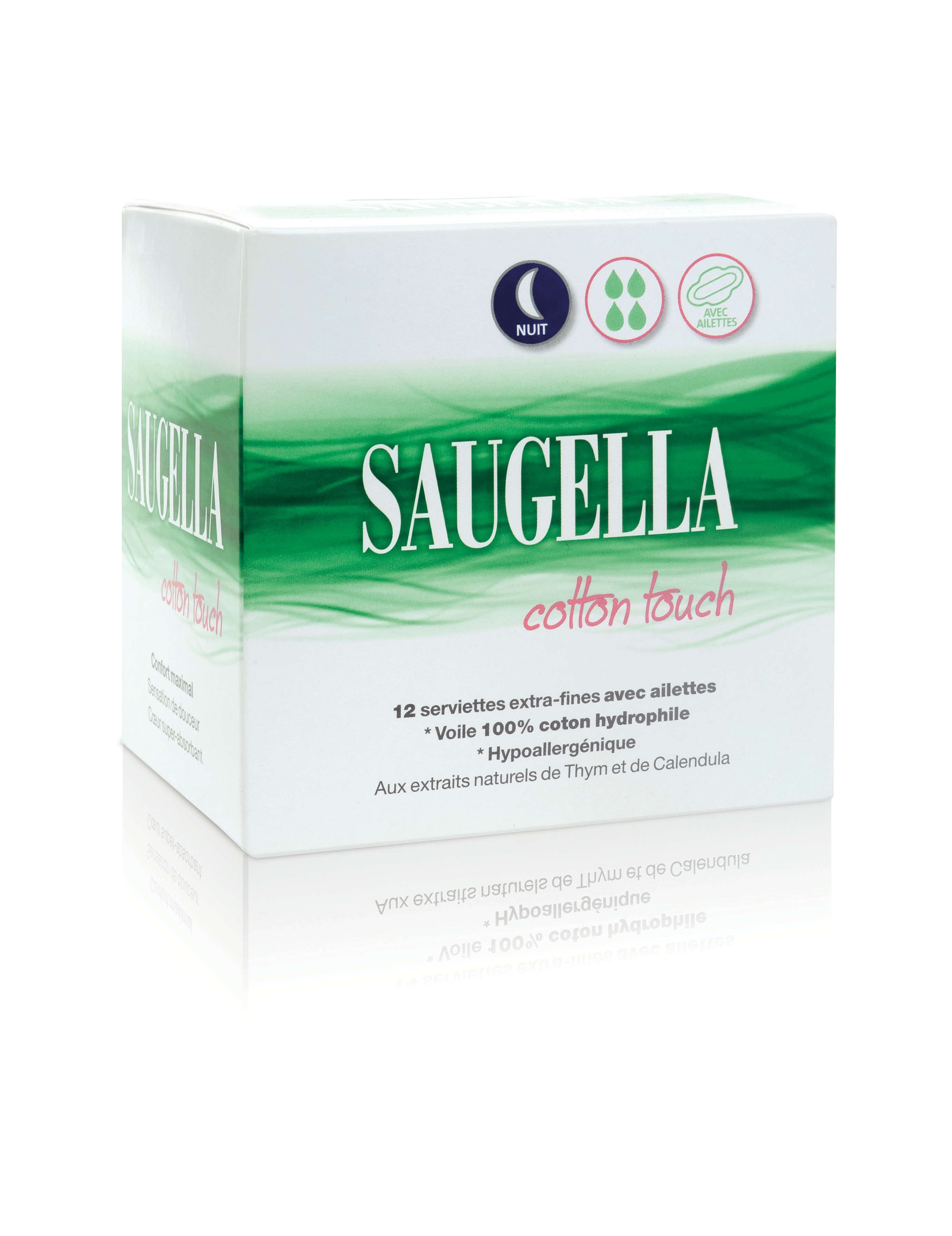 Cotton touch Serviettes nuit x12