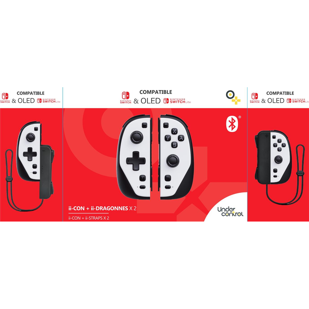 Pack 2 II-CON MACRO + dragonnes SWITCH - Blanc et noir (SWITCH)