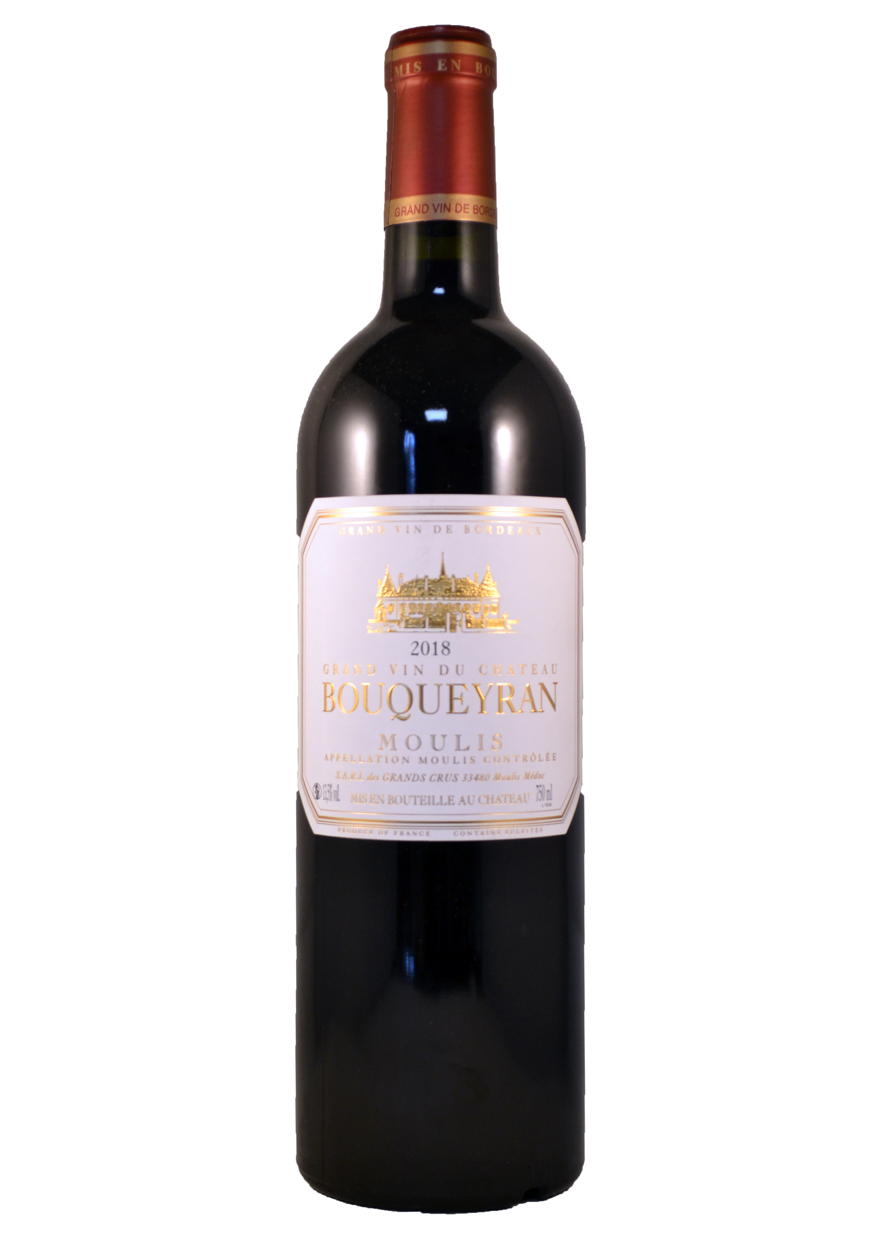 Château Bouqueyran, 2018 - Moulis AOP - Rouge - 75 cl