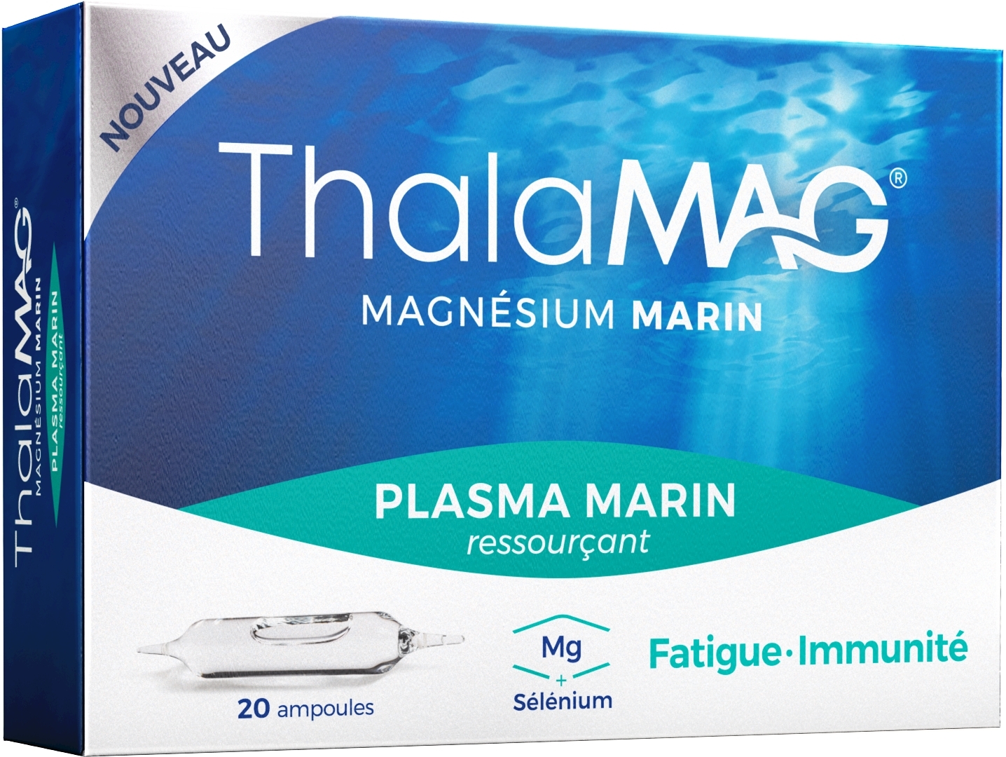 Magnesium marin ressourçant 20 ampoules