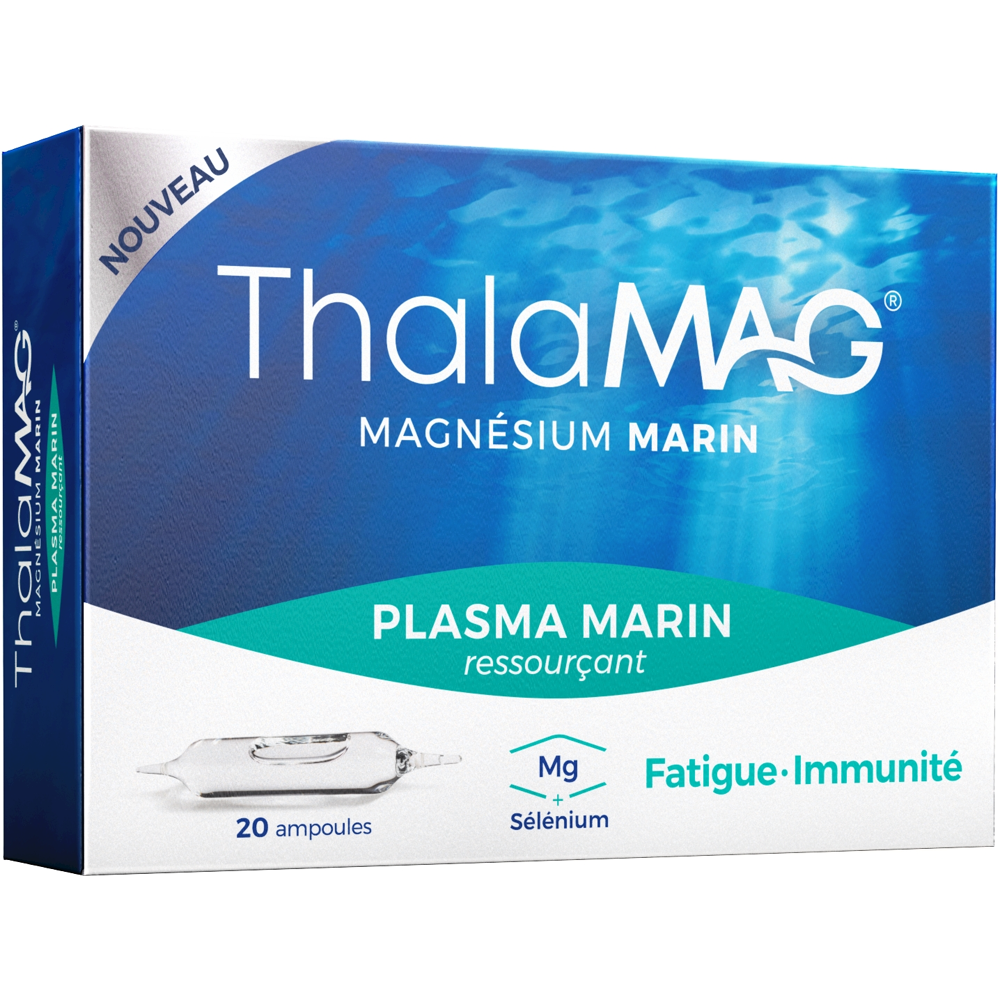 Magnesium marin ressourçant 20 ampoules