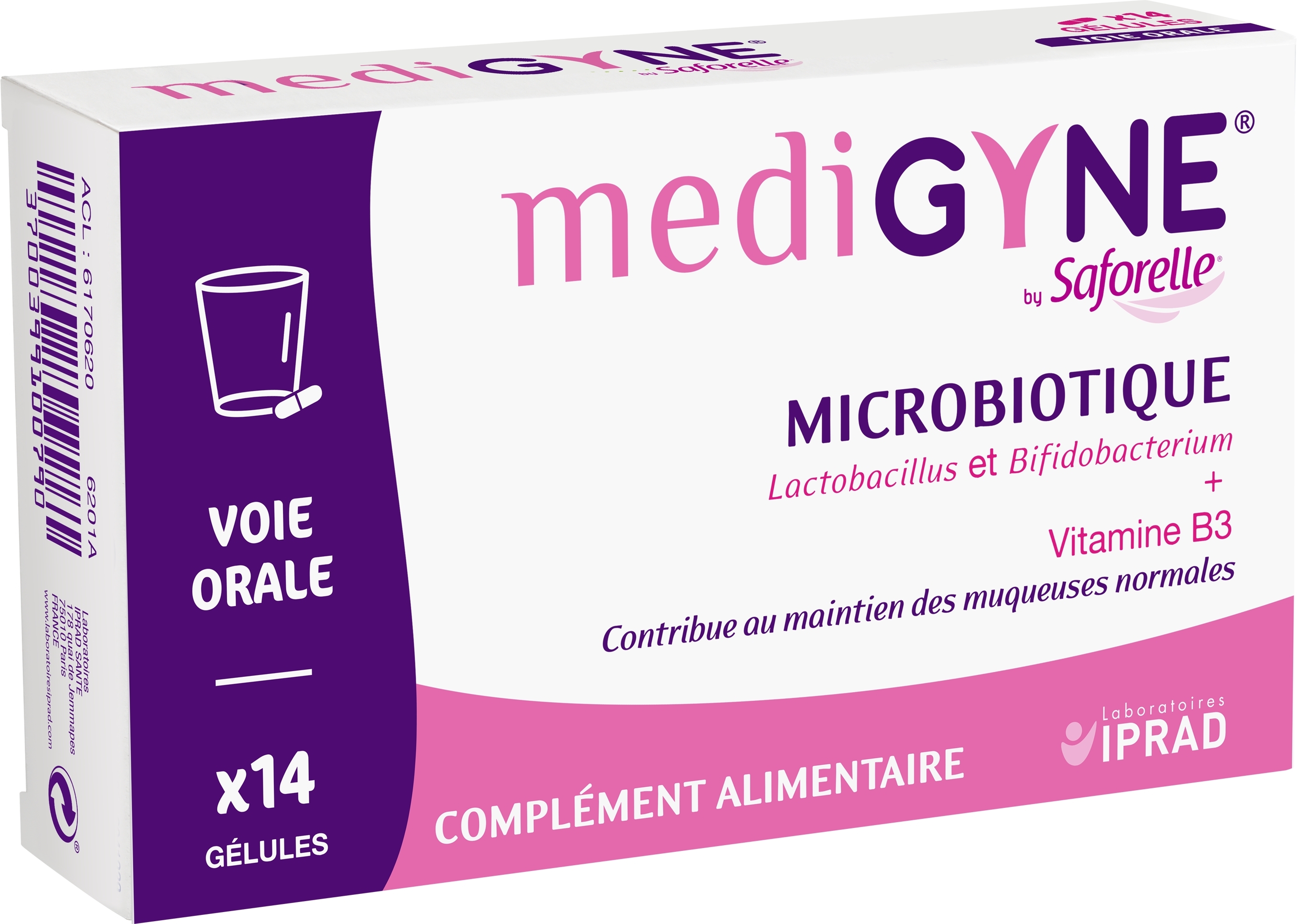 Micro biotiques désagréments intimes voie orale x14 gélules