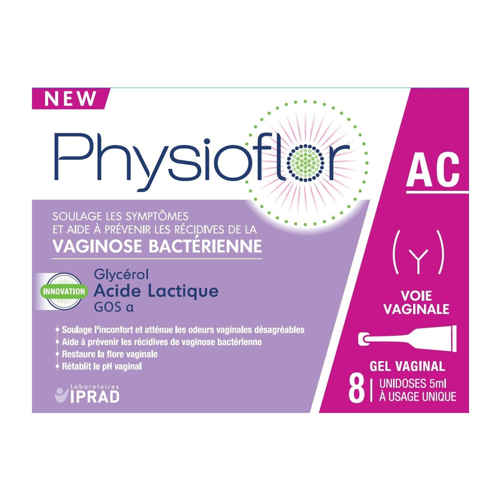 Gel acidifiant et GOSa 1-6 - Voie vaginale 8 unidoses