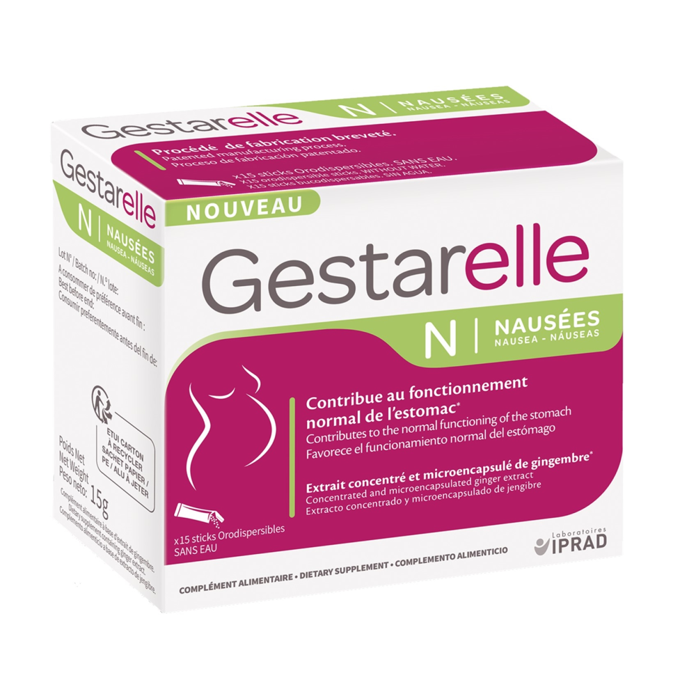 Gestarelle nausées boite de 15 sticks orodispersibles