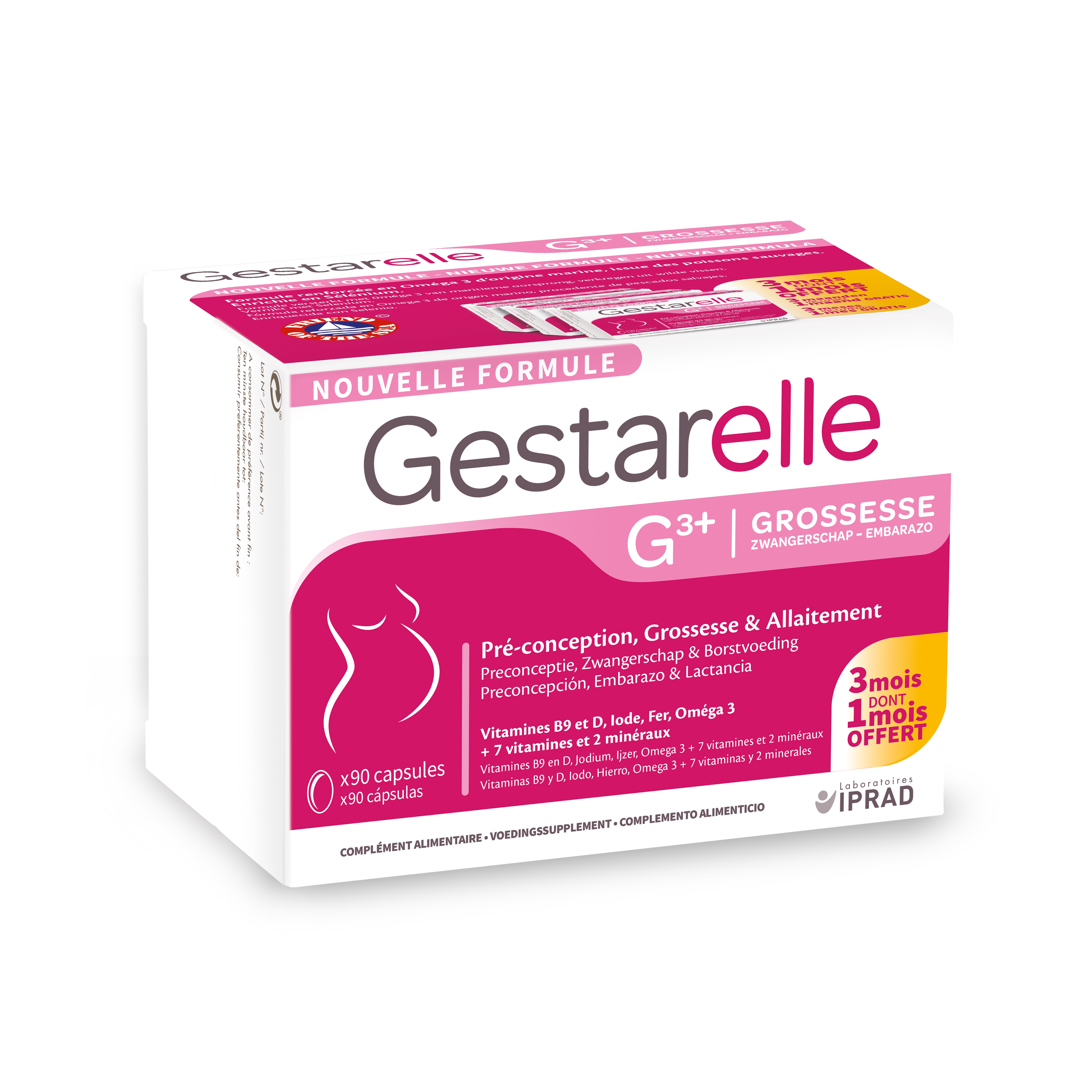 Gestarelle G3+ grossesse 90 capsules