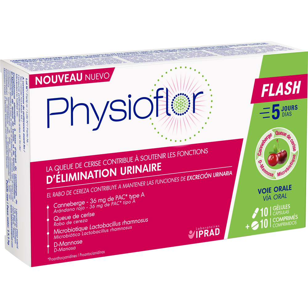 FLASH boîte de 10 gélules et 10 comprimés
