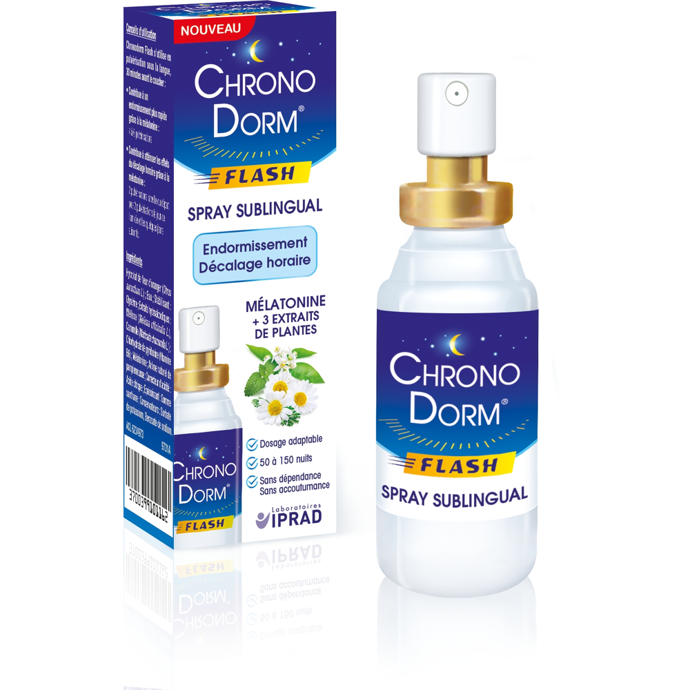 Chronodorm flash 30ml - Mélatonine en spray