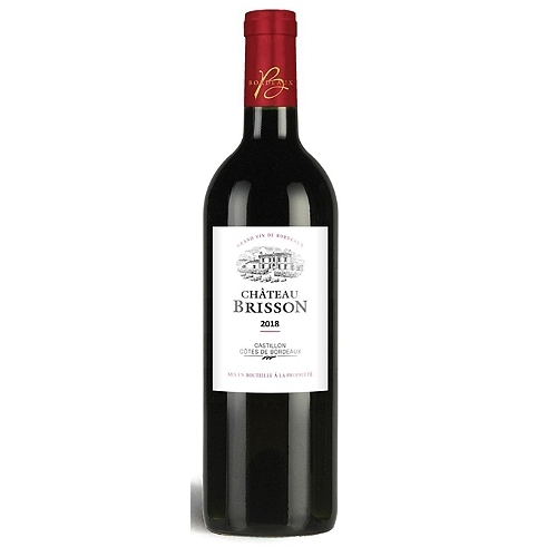 Château Brisson, 2018 - Castillon Côtes de Bordeaux AOP - Rouge - 75 cl