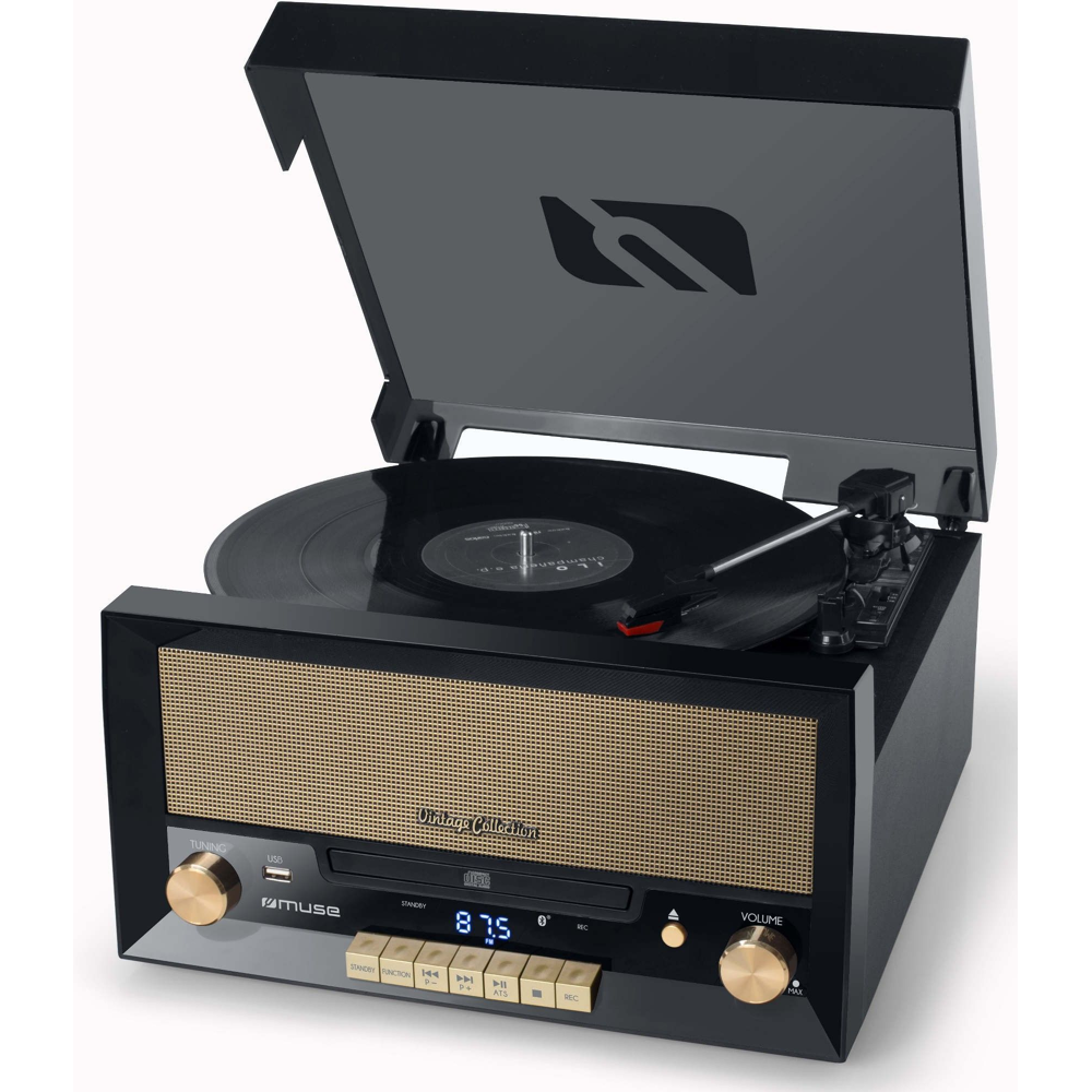Platine vinyle Muse Mt-110 b noir