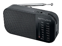 Muse M-025 R Radio Analogique Am/fm Portable Avec Haut-parleur Intégré
