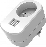 Accessoires tv video Mobility Lab Chargeur mural avec 2 prises usb tel307954