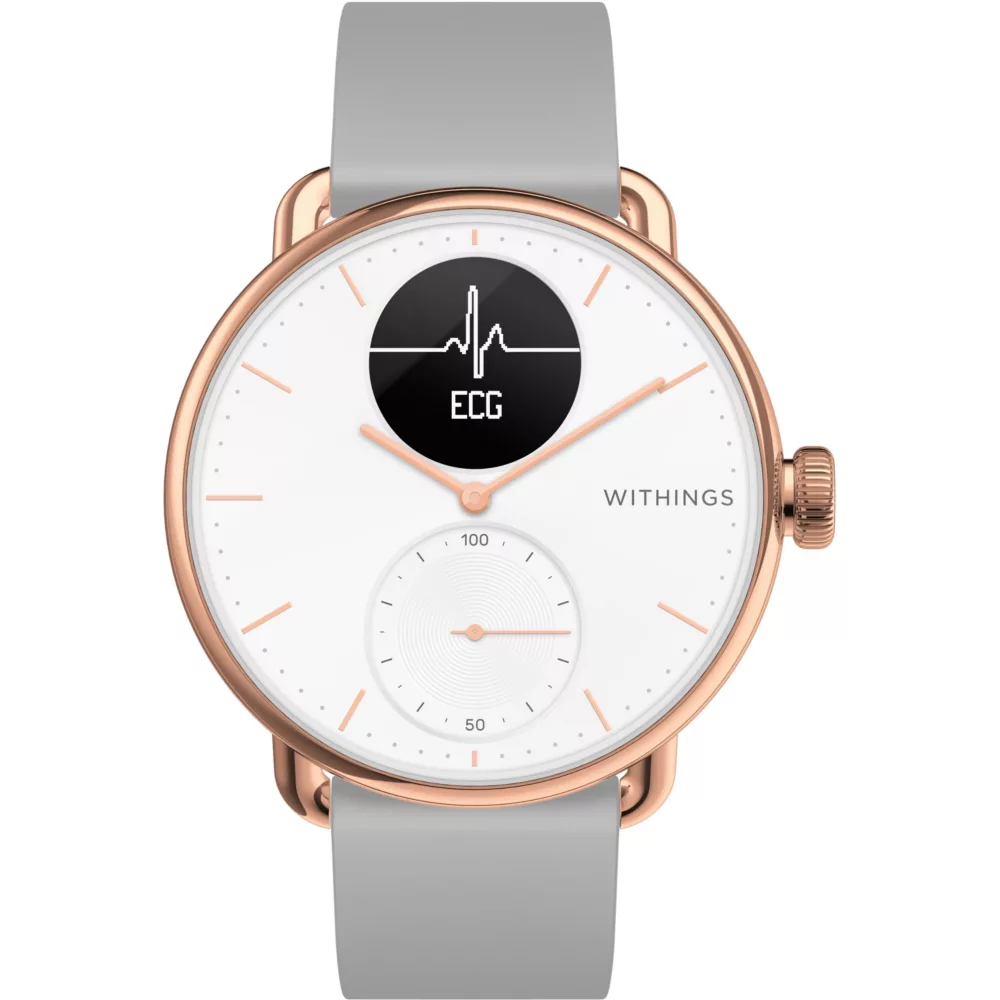 Montre Connectée Withings Scanwatch 38mm Or Rose