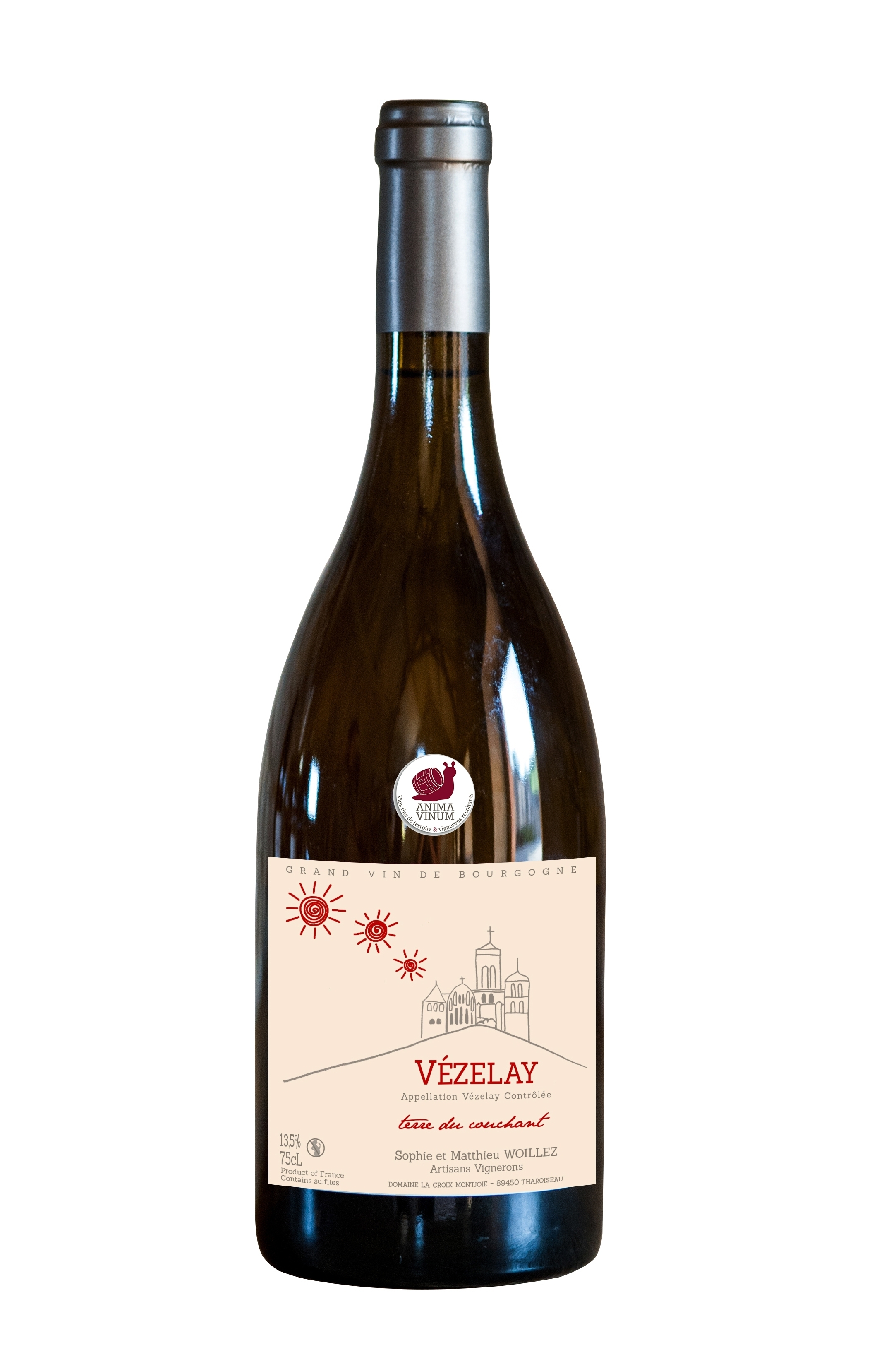 Terre du Couchant, 2019 - Vézelay AOP - Blanc Sec - 75 cl