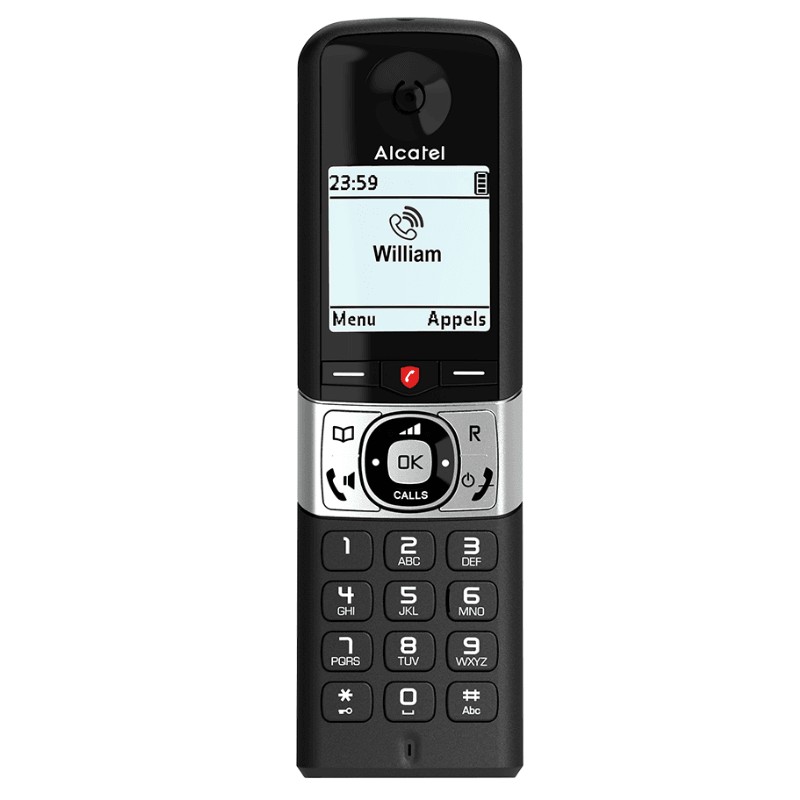Téléphone Fixe Sans Fil Avec Répondeur Solo F890 Voice Atl1422115 Alcatel Le Téléphone Fixe - vue 4
