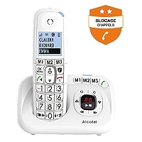 Téléphone fixe sans fil Alcatel XL785 Voice Blanc