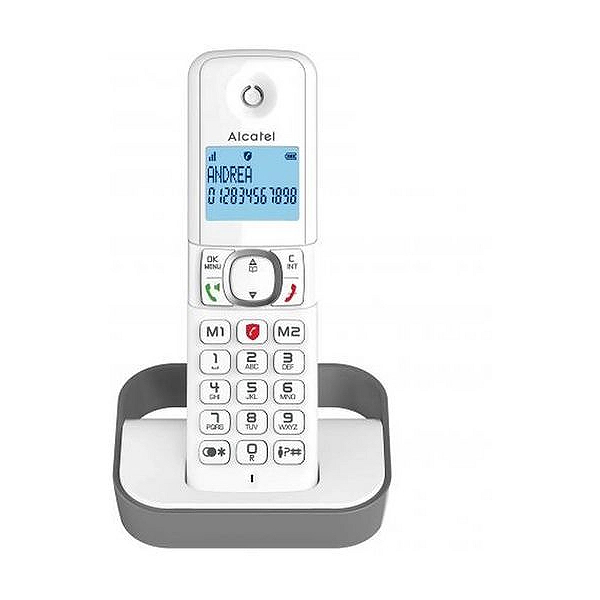 Téléphone sans fil ALCATEL F860 Solo Sans Répondeur Gris