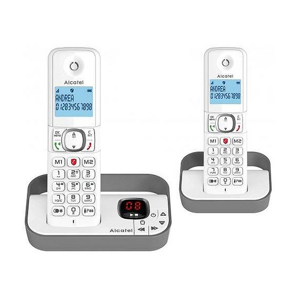 Téléphone sans fil ALCATEL F860 VOICE DUO gris