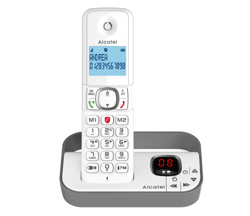 Téléphone sans fil ALCATEL F860 VOICE DUO gris