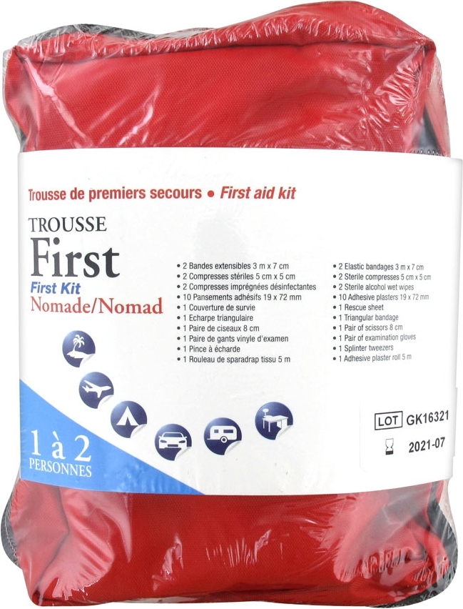 Trousse de premiers secours nomade