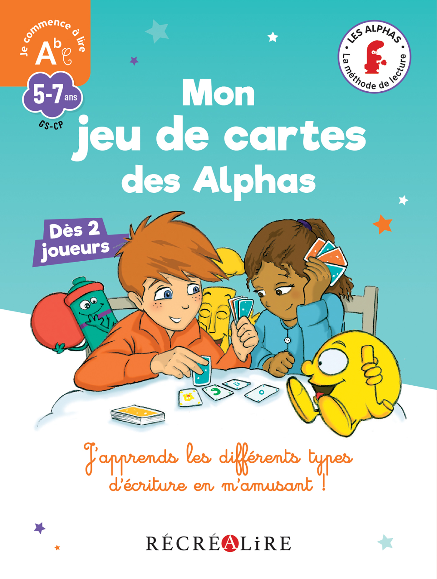 Mon jeu de cartes des Alphas - La méthode de lecture Les Alphas GS-CP (Coffret)