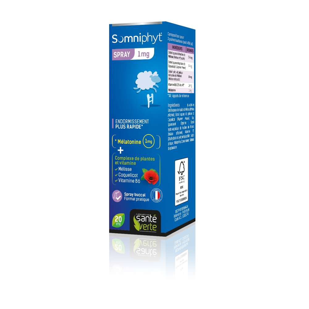Spray buccal mélatonine 20ml