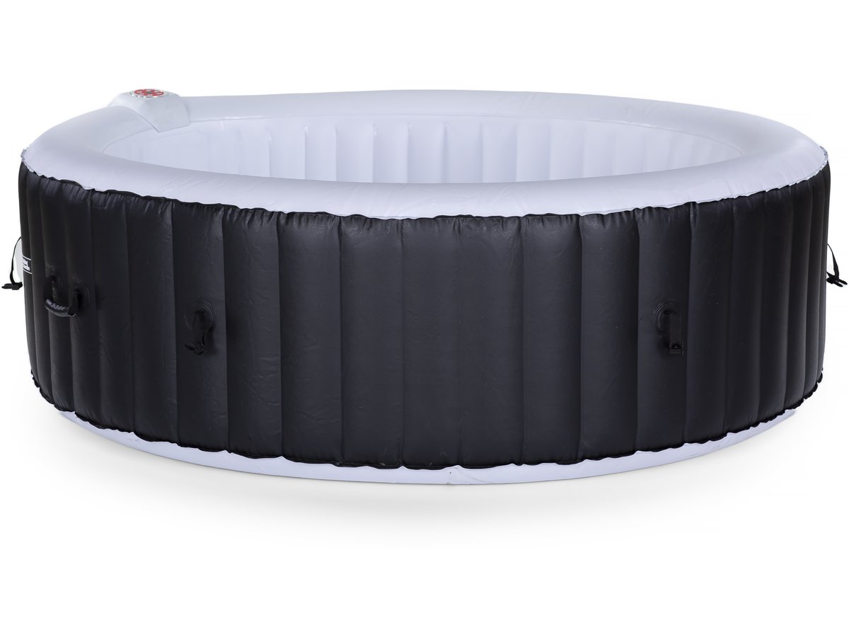 Spa Gonflable Nordik COCO SPA - 180cm, 1100L, 2240W, 140 Jets - Imitation Bois - Jusqu'à 6 Personnes