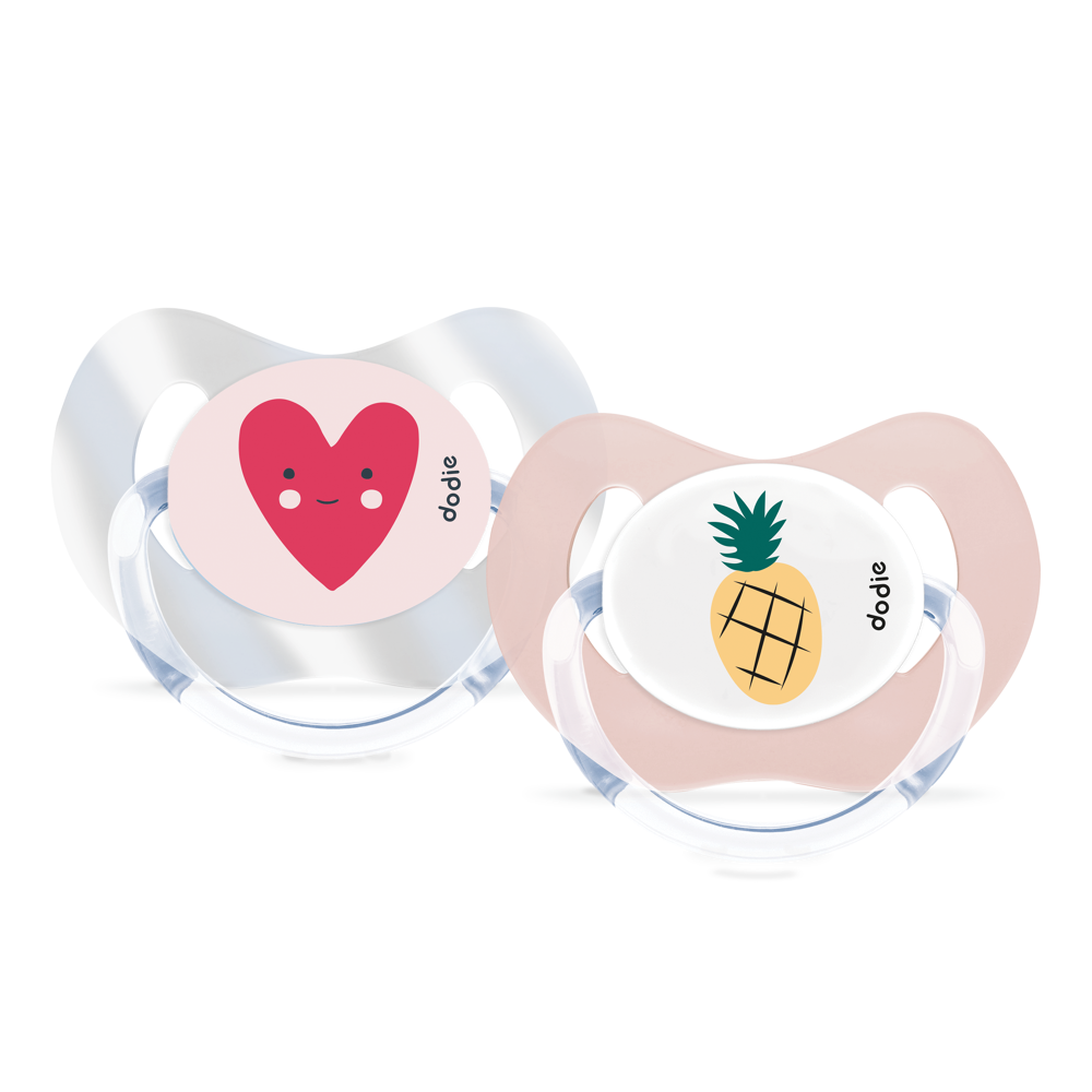 Sucettes physiologiques 6 mois et + x2