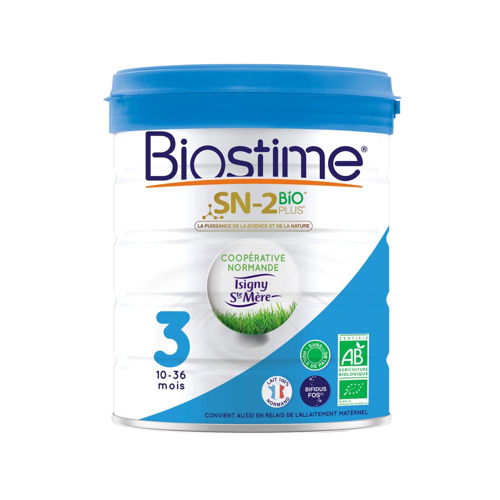 Lait Sn-2 bio plus 3ème âge de 10 à 36 mois 800g