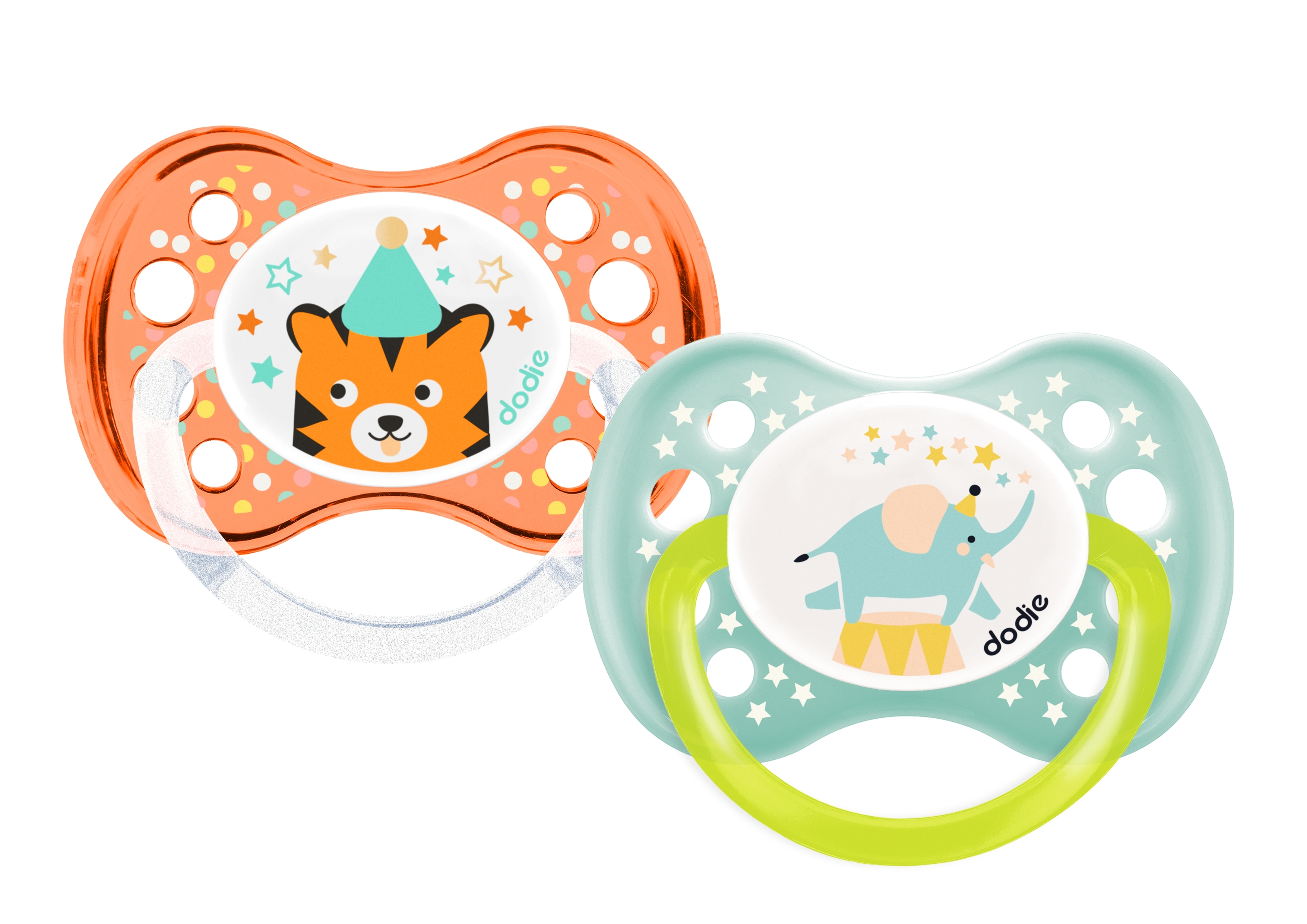 2 Sucettes anatomiques silicone 6 mois et +