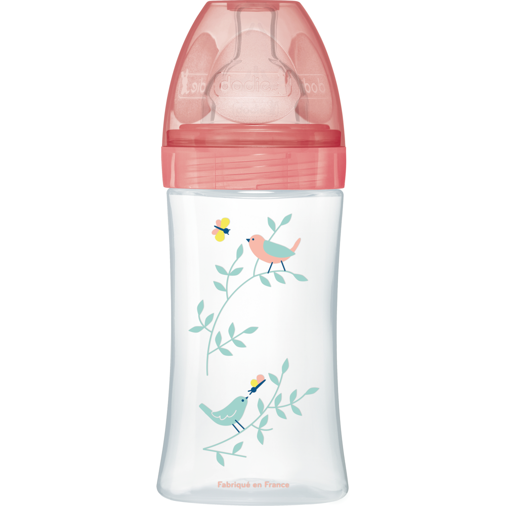 Biberon Sensation+ Anti-Colique 270ml JARDIN 0-6 mois tétine plate débit 2