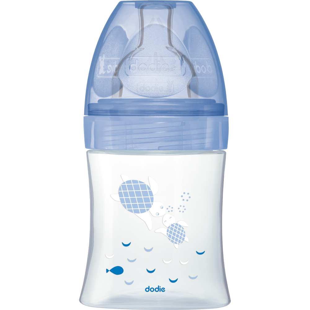 Biberon Sensation+ Anti-Colique 150ml 0-6 mois tétine plate débit 1