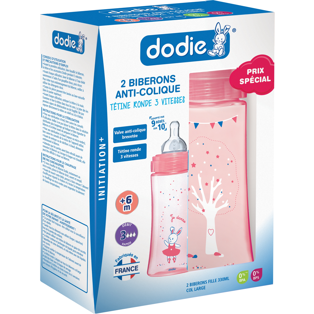 Biberon Kit x2 Initiation+ 330ml