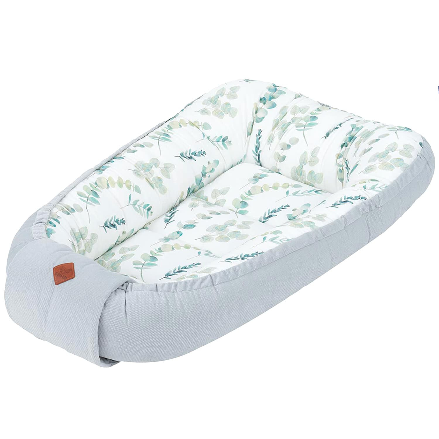 Matelas De Couffin Babysom Bamboo | 72x32 Cm Ovale | Viscose Ultra Douce | 4 Cm Épaisseur | Déhoussable Oeko-Tex