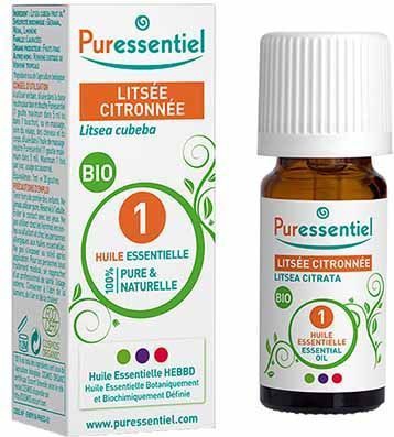 Huile essentielle Litsée citronnée bio 10ml