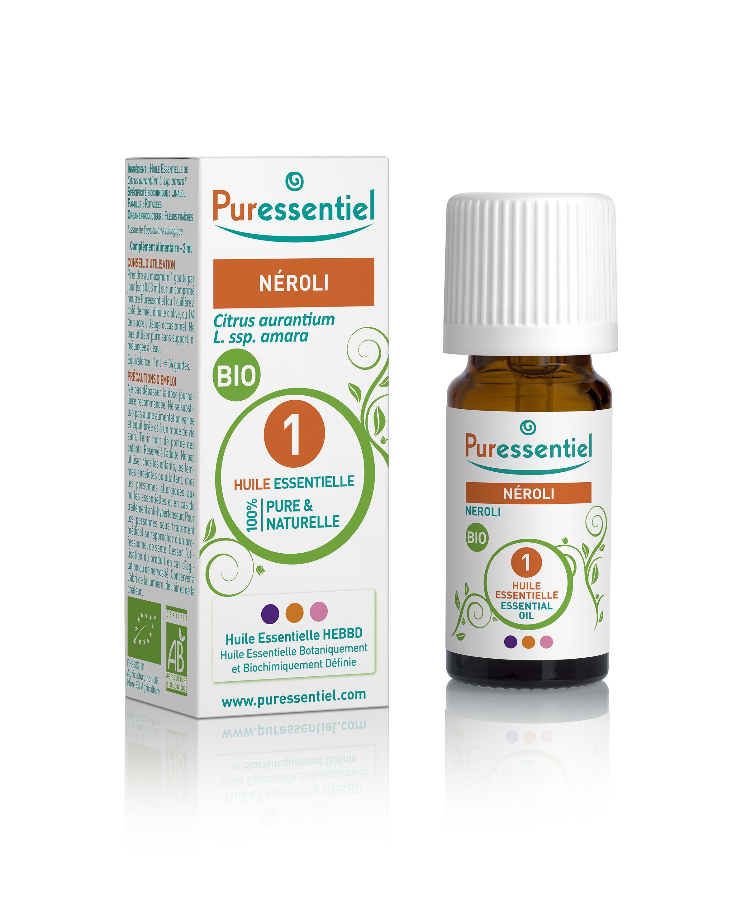 Huile essentielle Néroli bio 2ml
