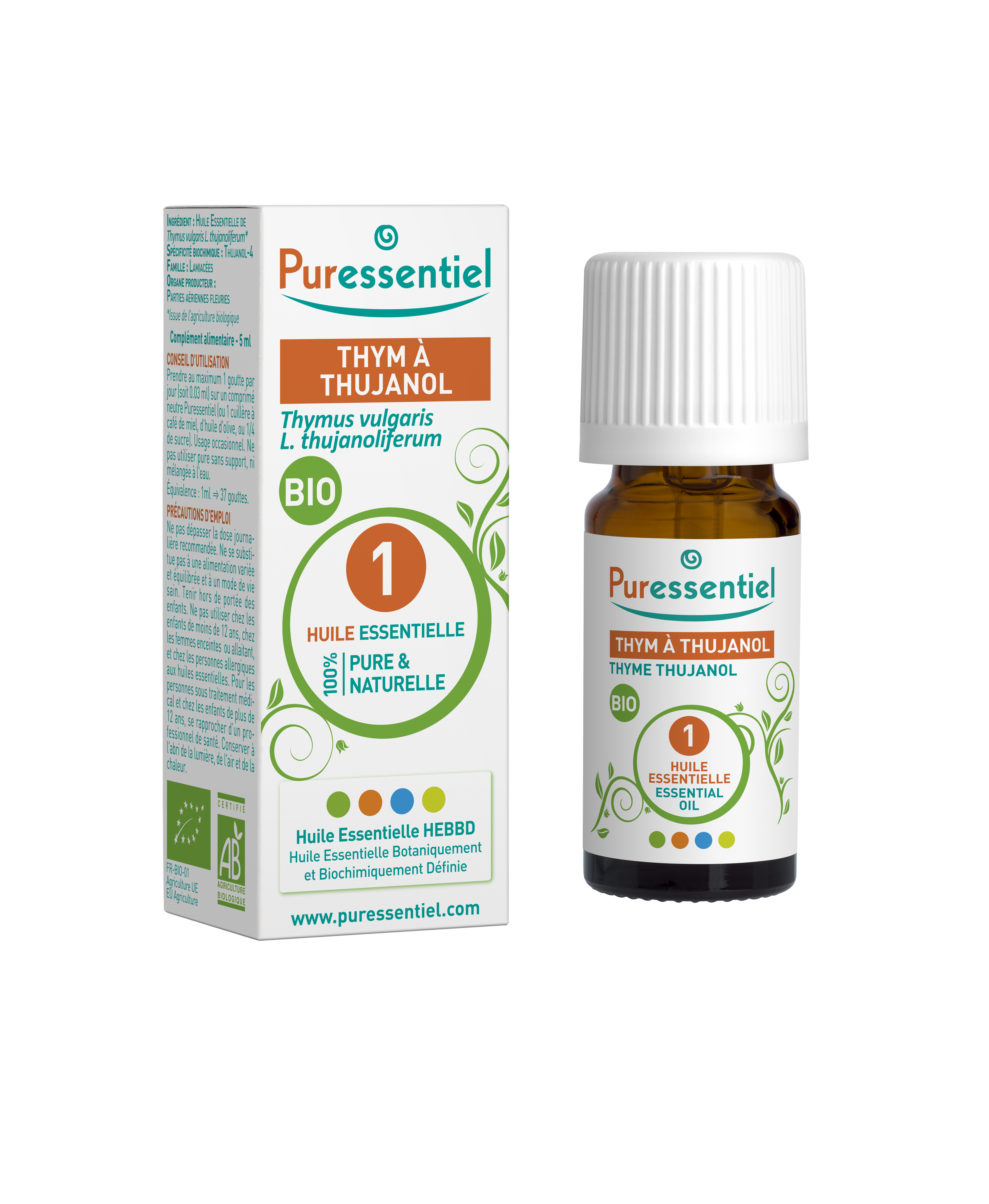 Huile essentielle Thym à thujanol bio 5ml