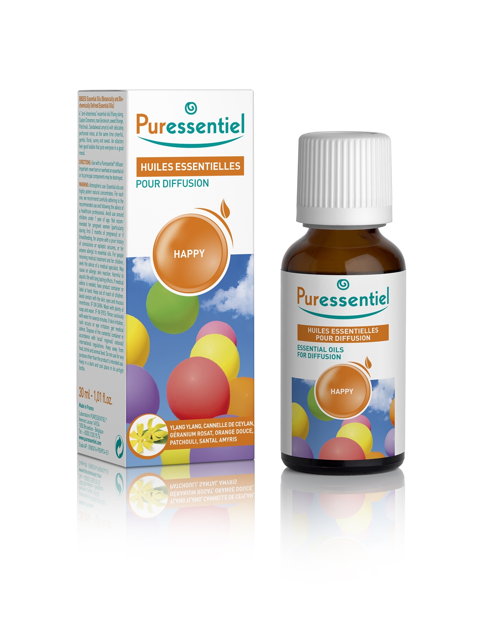 Huiles Essentielles Pour Diffusion Puressentiel Le Flacon De 30ml