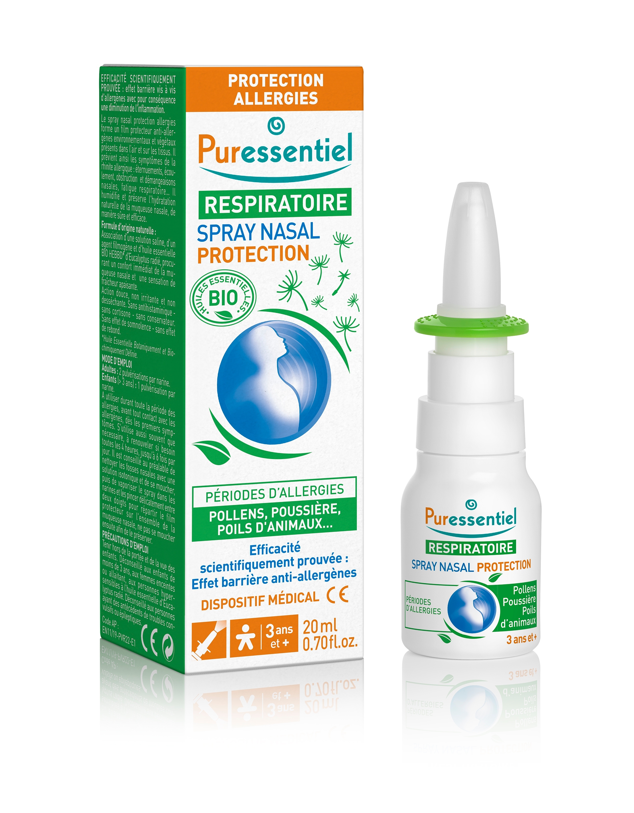 Spray Nasal Protection Allergies 20 ml - vue 1