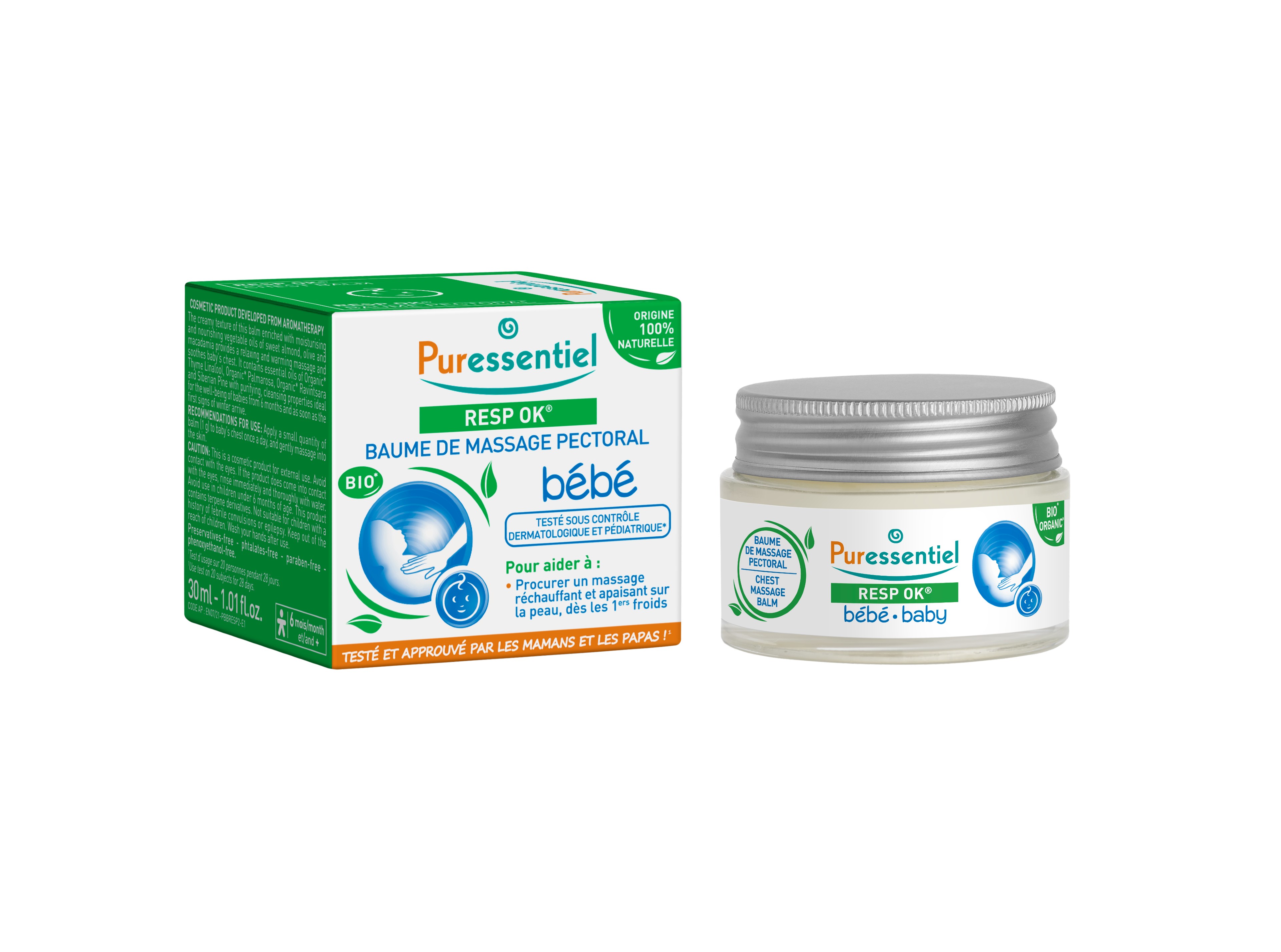 Resp Ok Baume De Massage Pectoral Bébé 30ml