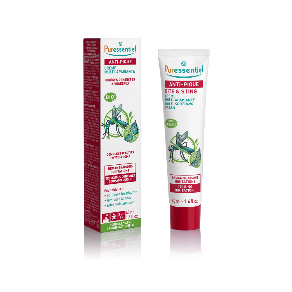 Crème Multi-Apaisante Anti-Pique aux HE et HV BIO - 40 ml